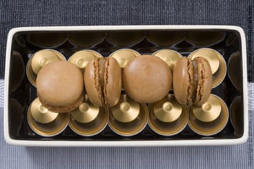 Macaron ganache café