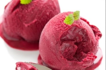 Sorbet cassis
