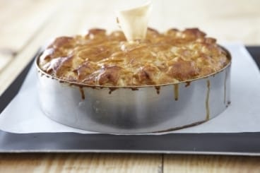 Pie de veau aux petits légumes, sauce au poivre vert