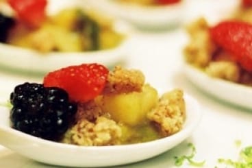 Crumble de fruits d'automne au sirop d'érable
