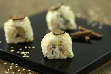 California maki bar à la truffe noire