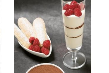 Tiramisu aux framboises