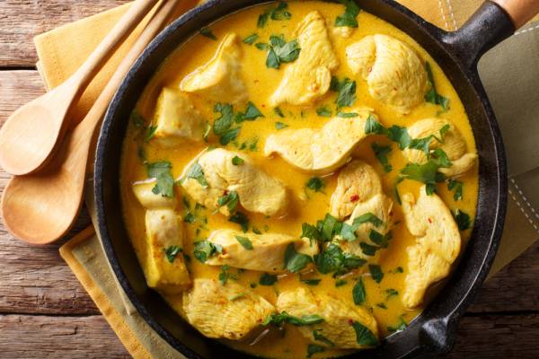 Curry de volaille minute