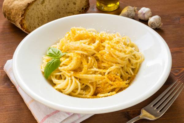 Spaghetti à la poutargue