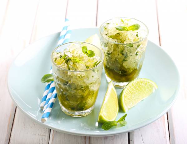 Granité citron vert menthe