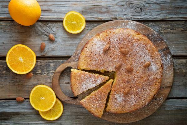Gateau moelleux à l'orange et à l'anis vert