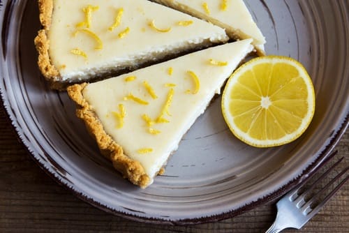Cheesecake au lemon curd sans cuisson