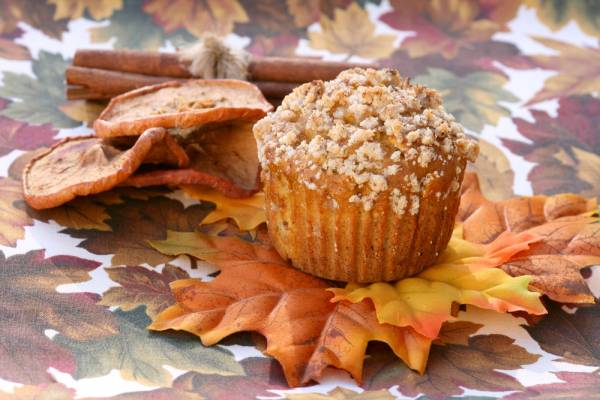 Muffins à la pomme et au streusel