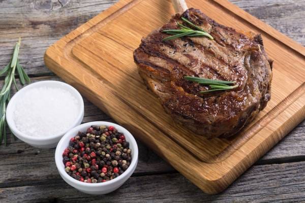 Côtes de veau épaisse sauce crémée