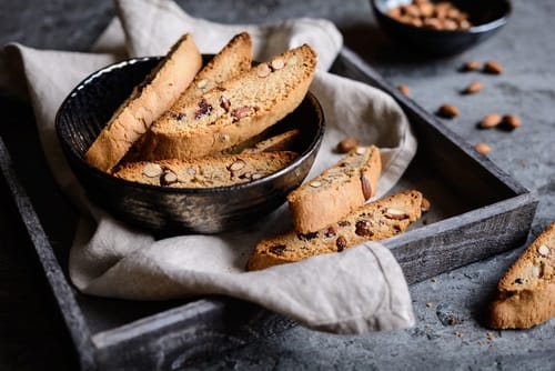Cantuccini et granité citron