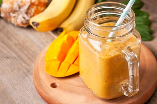 Smoothie mangue façon Piña Colada