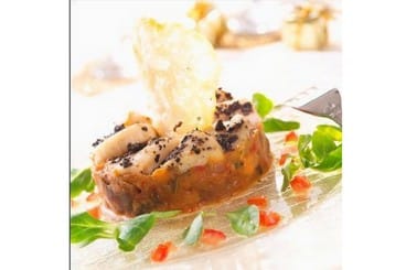 Rosace de Saint-Jacques aux truffes