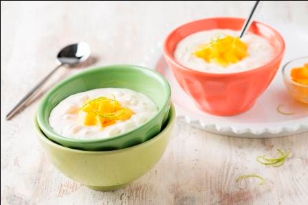 Riz au lait à la mangue