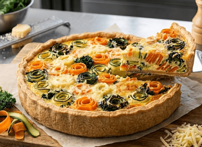 Quiche aux légumes (végétarienne)