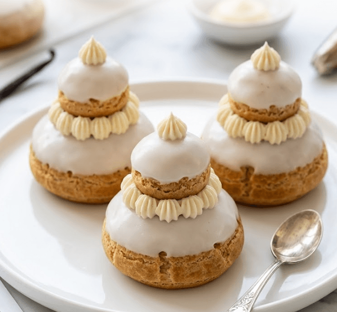 Religieuse à la vanille
