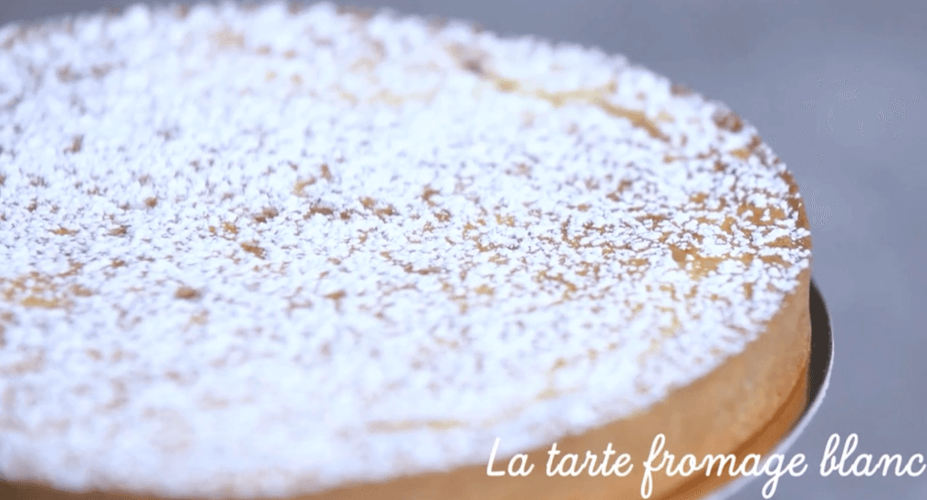 Tarte au fromage blanc / framboise-pépins