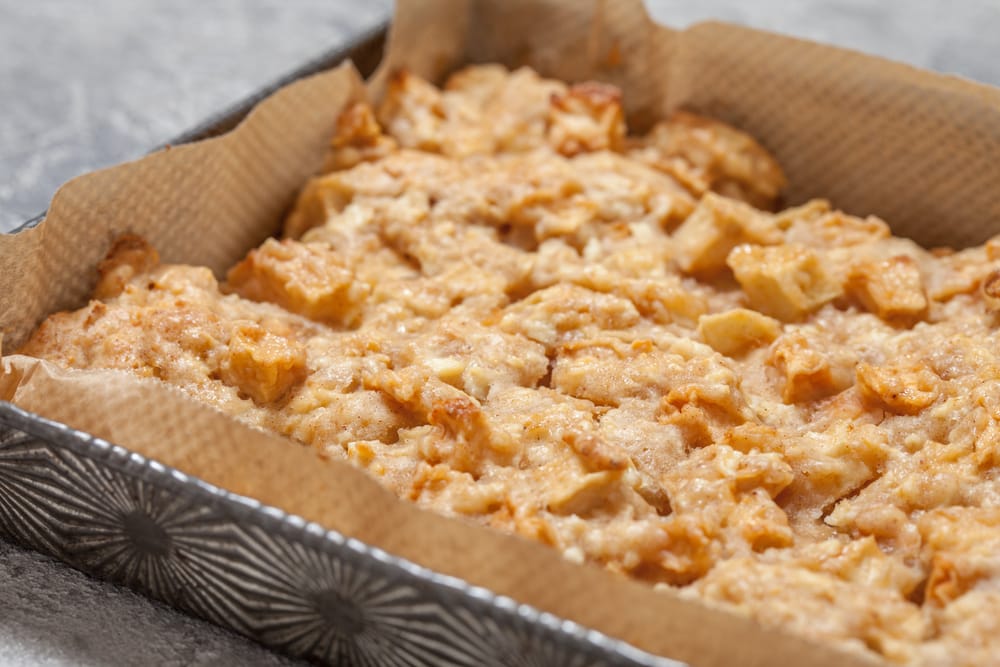 Tarte pommes, pignons et ossau-iraty