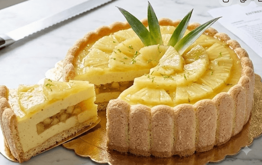 Entremets ananas