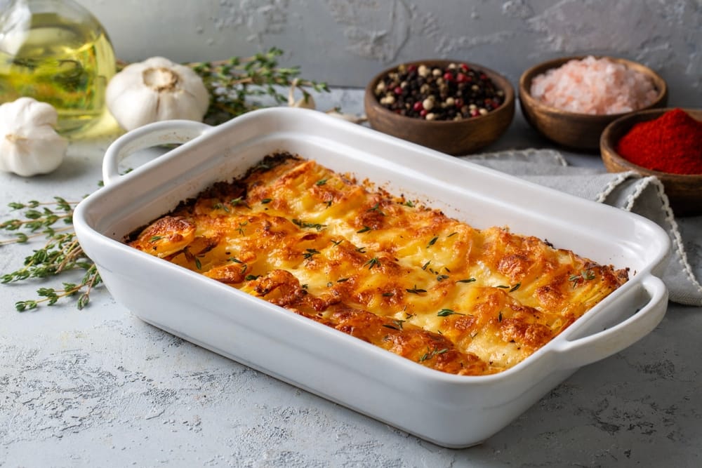 Gratin de céleri-rave et beaufort