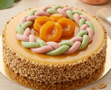Entremets abricotier