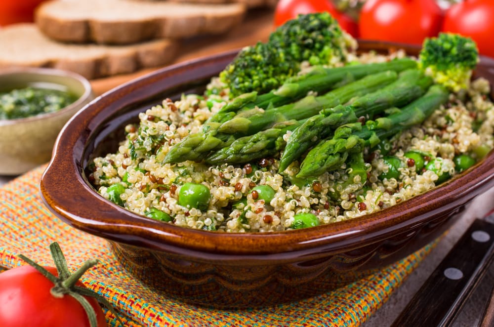 Salade de Quinoa et asperges vertes 