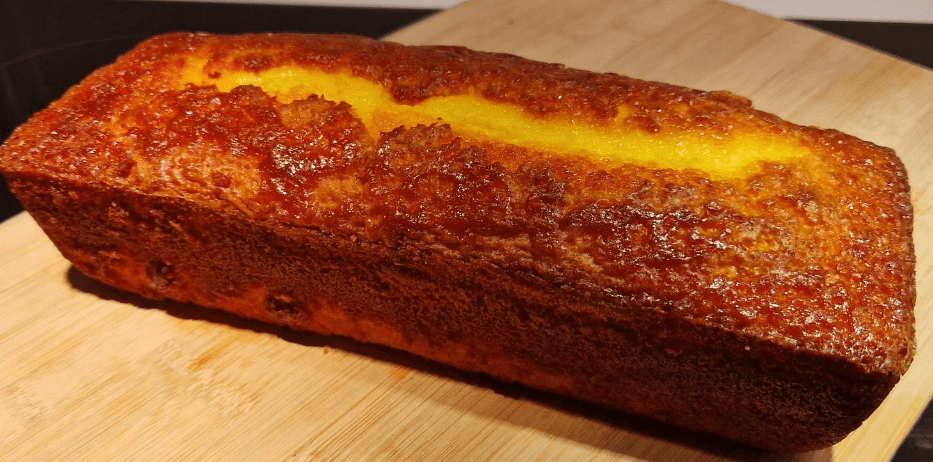 Cake citron et sauce caramel