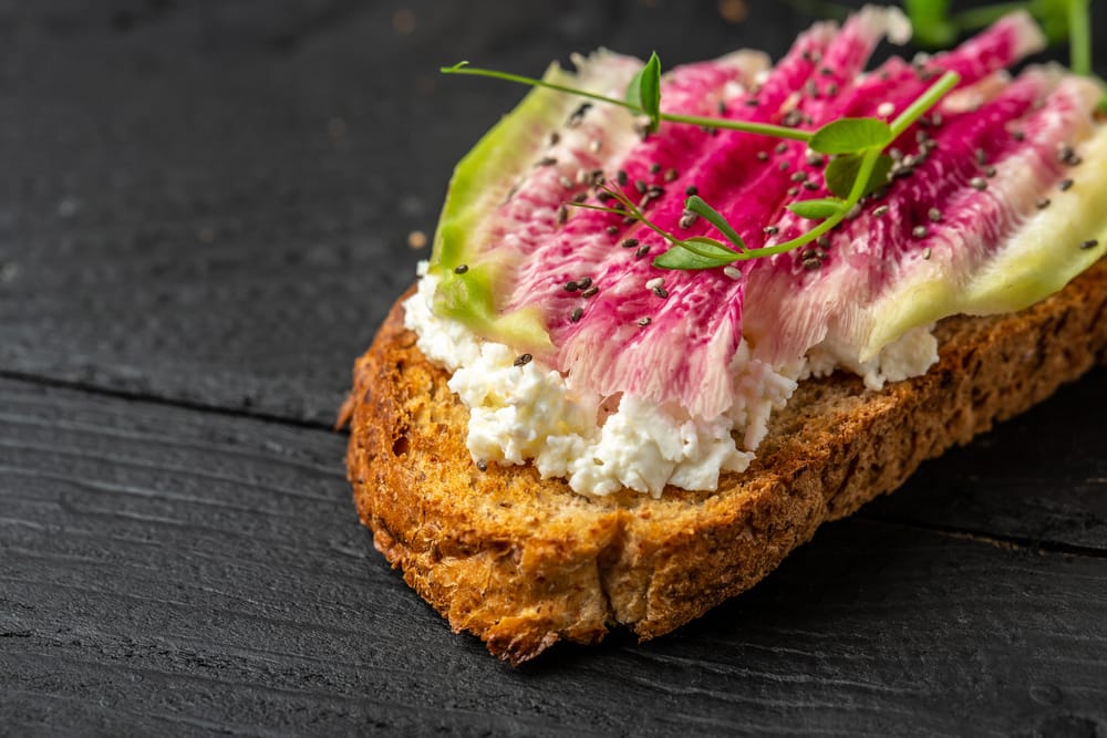 Rillette de radis rose au chèvre