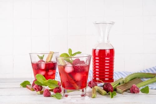 Mocktail Rhubarbe & Fraise