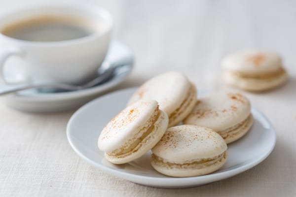 Macaron à la vanille et aux épices de Noël