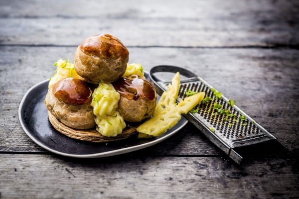 Saint-honoré ananas et citron vert