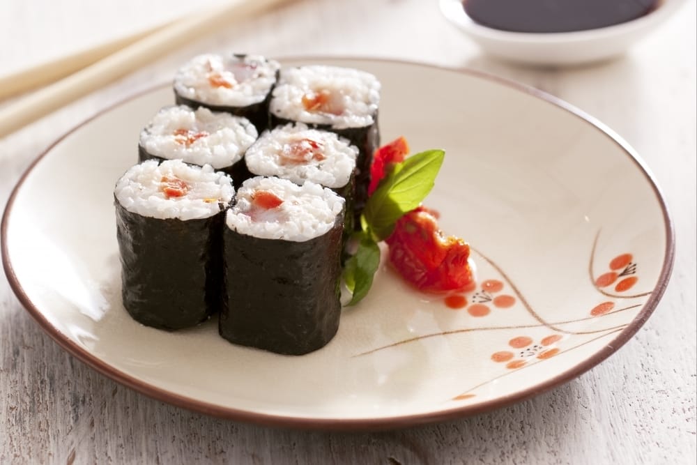 Maki à la lisette et tomates confites