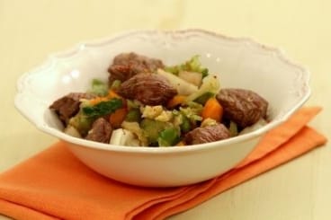 Wok de boeuf saveurs pot-au-feu