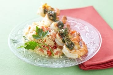 Crevettes à la chermoula