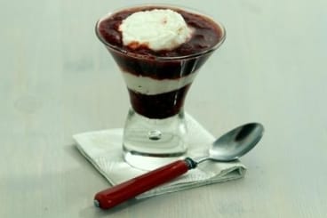 Chevre Fruits Rouges Recette Faisselle de chèvre et caramel de fruits rouges
